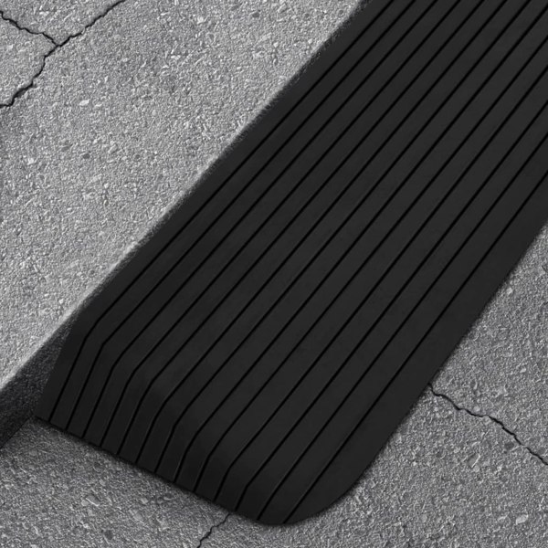 Berkfield Threshold Ramps 2 pcs 110x41x5 cm Rubber