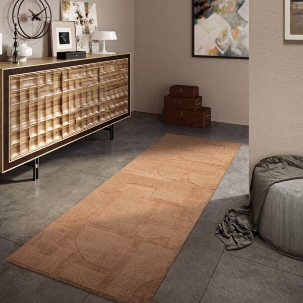 The Rugs Hand-Woven Wool Rug - Elegant Abstract Designs