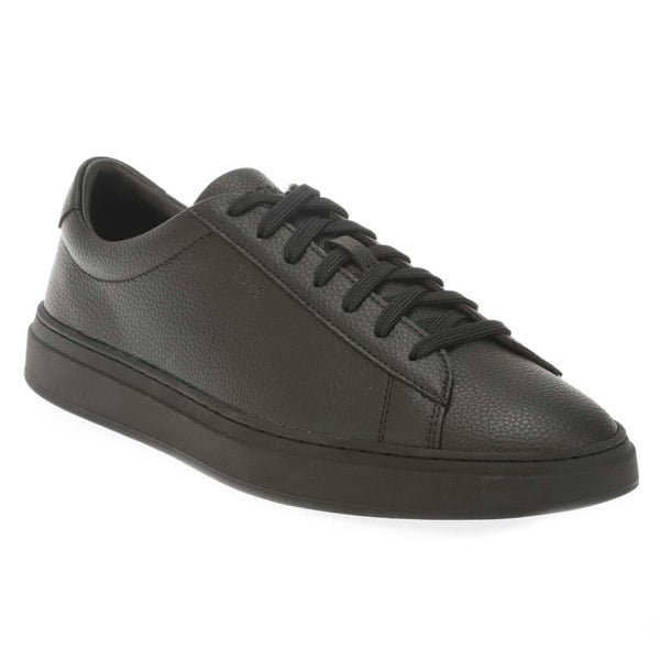 Boss Mens Kieran Leather Tennis Trainers - Black