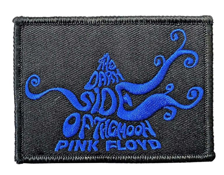 Pink Floyd Patch Dark Side Of The Moon Swirl new Official Black Iron On