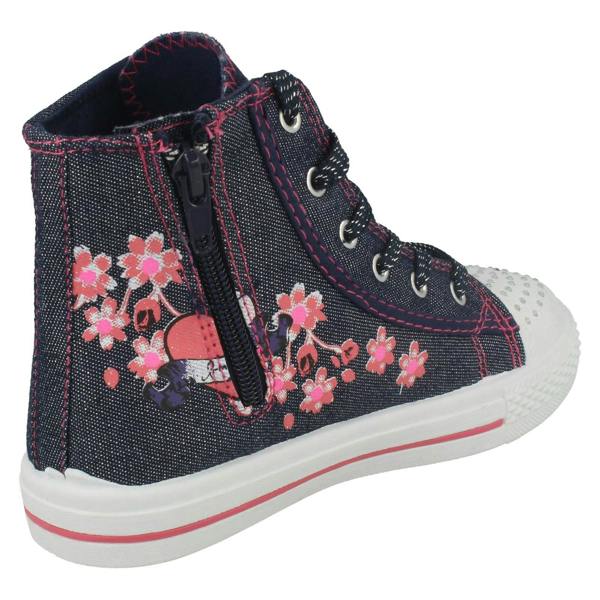 Girls Air Tech Hi Top Baseball Style Boots Rollar