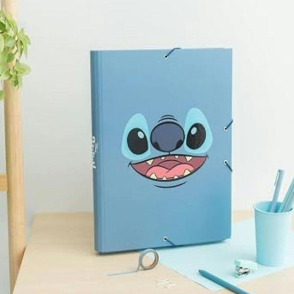 Grupo Eric Disney Stitch Tropical A4 File Folder Document Organiser Blue
