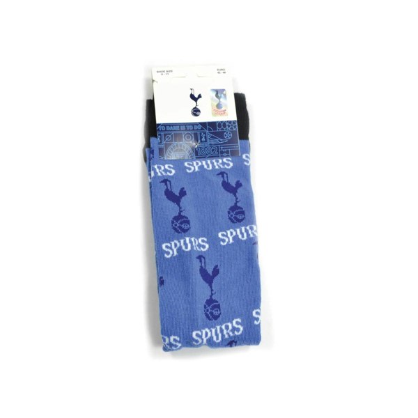 Tottenham Hotspur FC Unisex Adult Crest Socks - Blue/Black