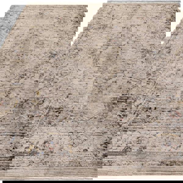 Asiatic Sovereign Ash Medallion Rug