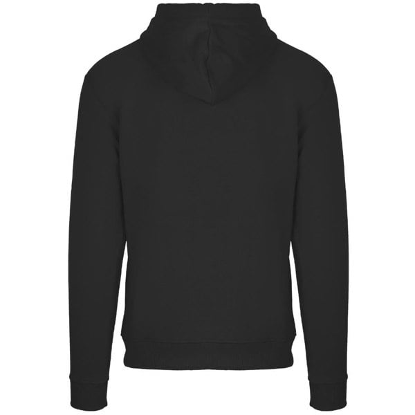 Aquascutum Classic Embossed Signature Logo Zip-Up Hoodie - Black