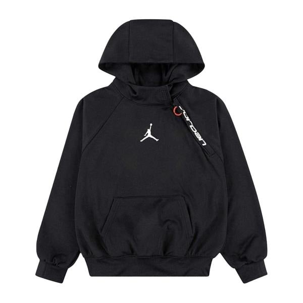 Nike Childrens/Kids Air Jordan Ease Fleece Drawstring Hoodie - Black - 