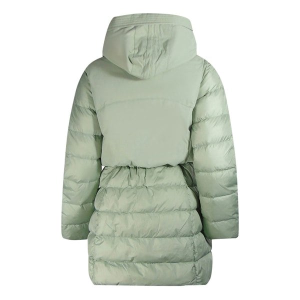 Parajumpers Inga Nile Green Long Hooded Down Jacket S