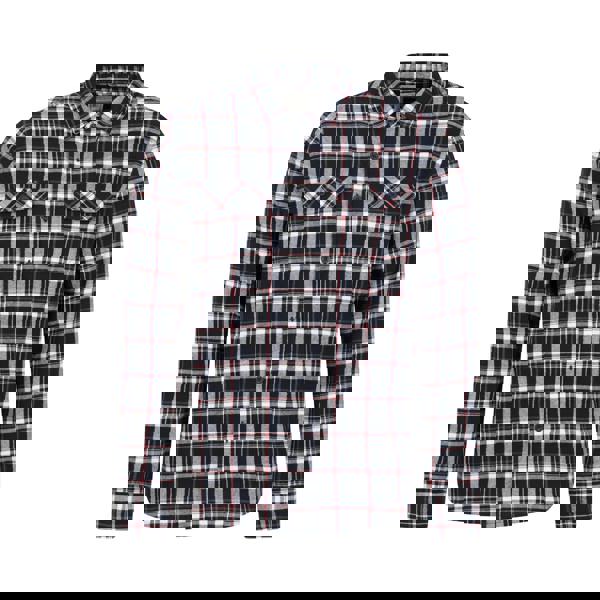 Mountain Warehouse Mens Trace Flannel Long-Sleeved Shirt - Blue - 