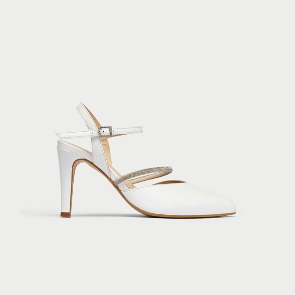 Calla Sienna Shoes  - White Leather