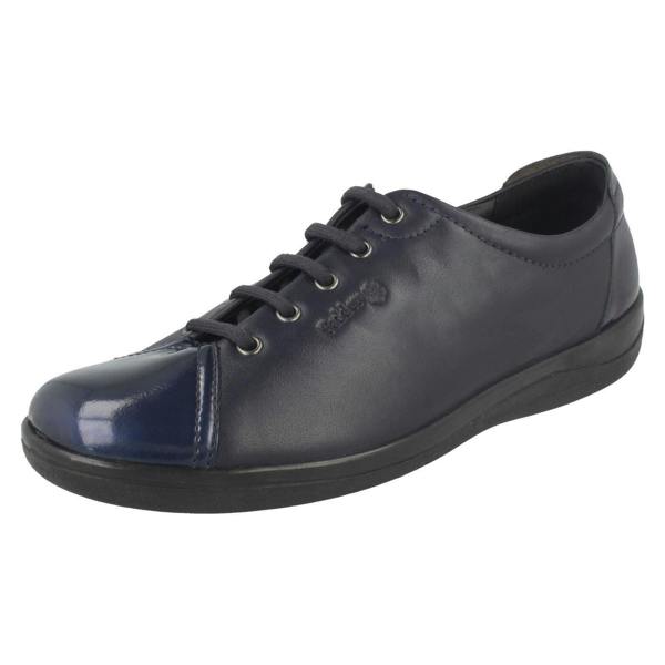Padders Ladies Padders Lace Up Everyday Flats Galaxy 2
