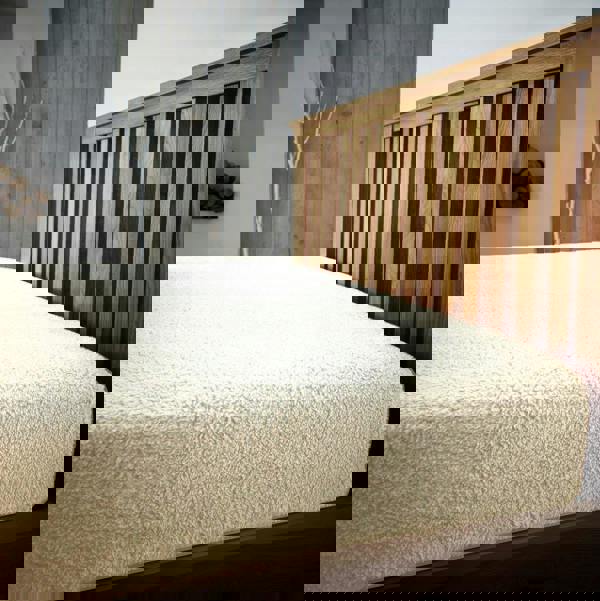 Smart Living Teddy Plain Fitted Sheet - Cream