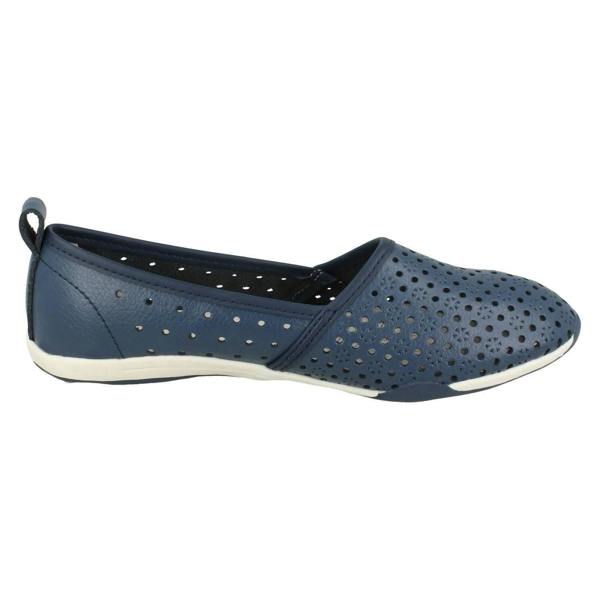 Down to Earth Ladies Down To Earth Flat Comfort Slip On Shoes