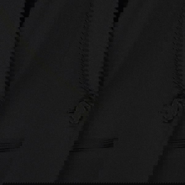 Stella McCartney tuxedo style coat in a luxurious black wool blend twill fabric