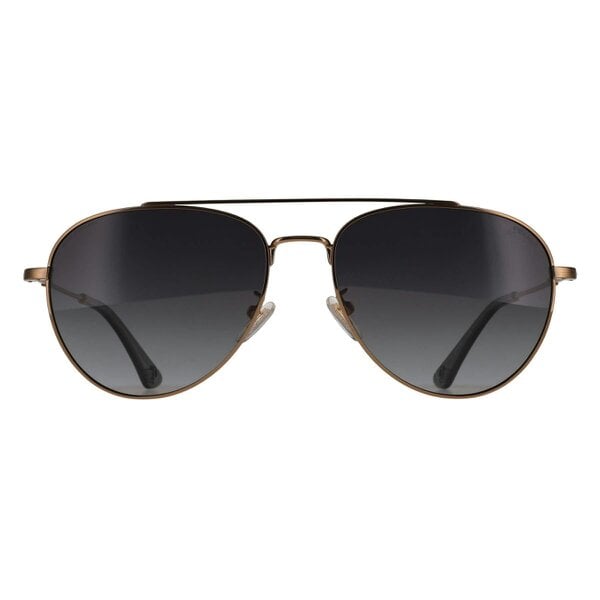 Police Sunglasses SPLP20E Origins Lite 8FFP Shiny Grey Gold Smoke Gradient Polarized