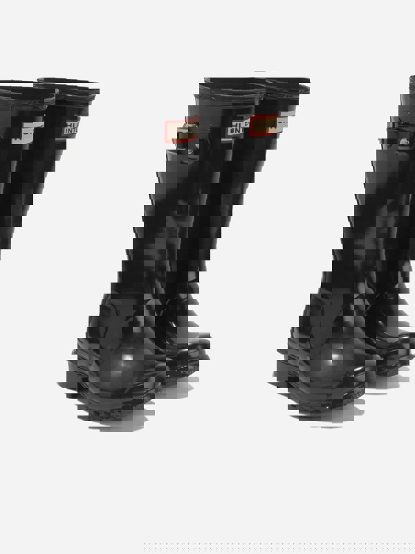 Hunter Kids Original Gloss Wellington Boots in Black