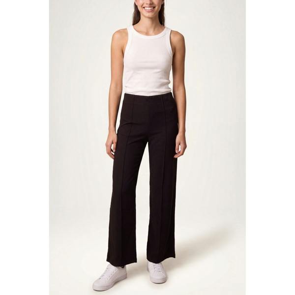 Blue Vanilla Pintuck Jersey Trousers