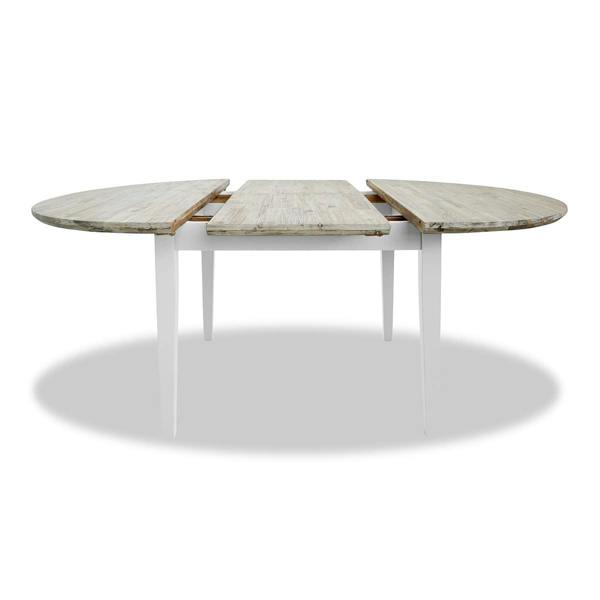 Statement Furniture Florence Round Oval Extendable Kitchen Dining Table 115-160cm