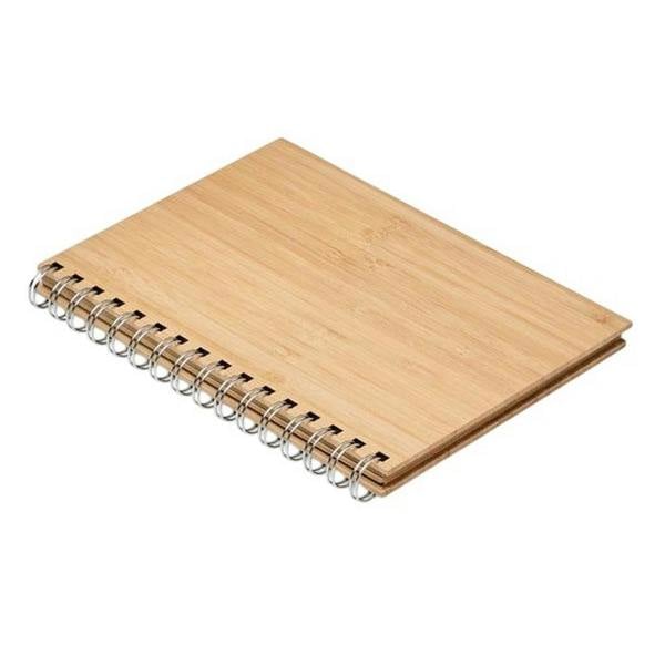 MidOcean Bram Bamboo A5 Notebook - Wood - 