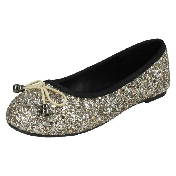 Spot On Girls Spot On Glitter Ballerinas