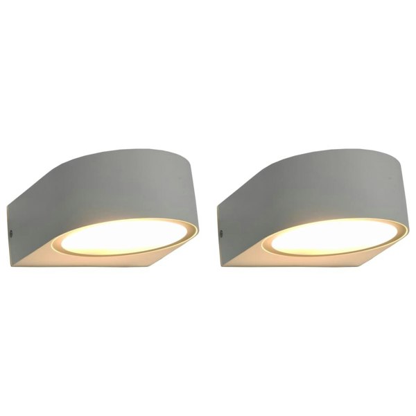 Berkfield Outdoor Wall Lights 2 pcs 11 W White Round