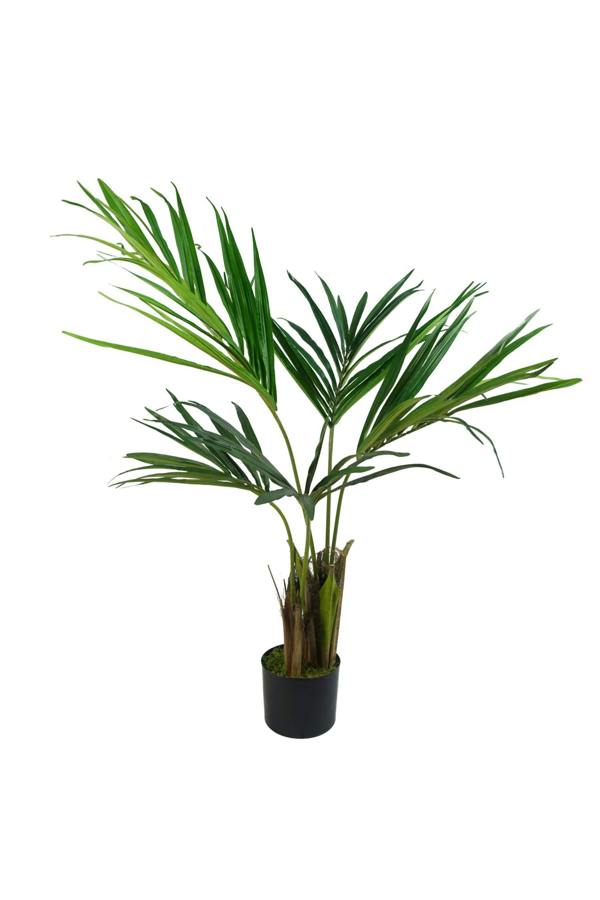 Dyzi 120cm Lifelike Kentia Palm Tree with Silk Leaves