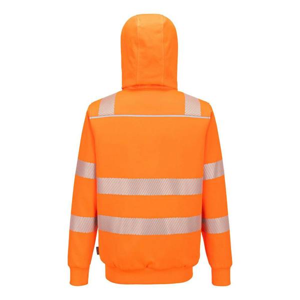 PW321 Hi-Vis Zipped Winter Hoodie Portwest