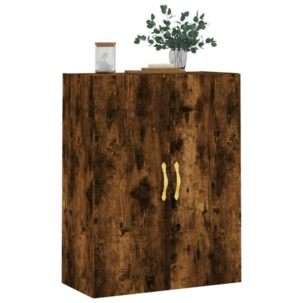 Berkfield Wall Mounted Cabinet Smoked Oak 69.5x34x90 cm