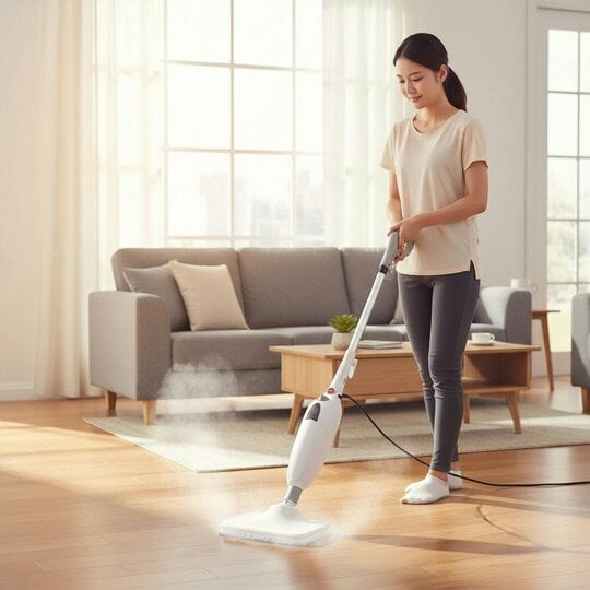 Havendro Upright & Handheld Steam Mop Cleaner 12-in-1 Floor Carpet Window Steamer