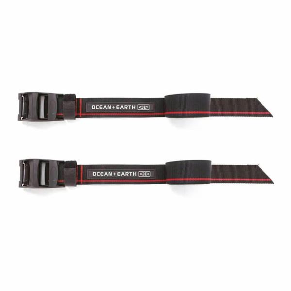 Ocean & Earth Roof Surfboard Rack Tie Down Straps 3 Metre