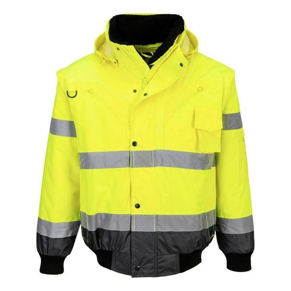 Hi-Vis 3-in-1 Contrast Bomber Jacket Portwest