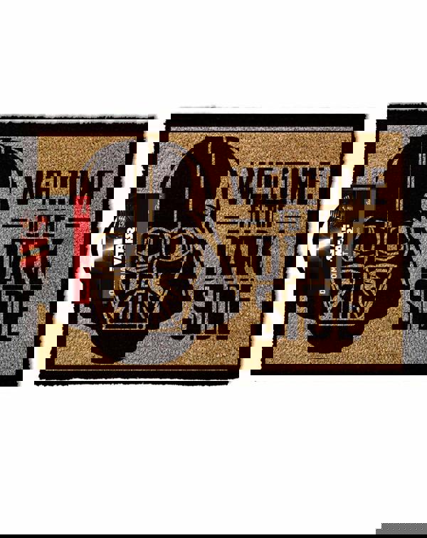 Star Wars Unisex Brown Darth Vader Coir Door Mat (One Size)