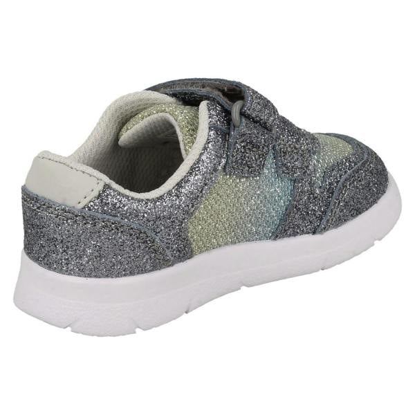 Clarks Girls Clarks Butterfly Detailed Sparkly Trainers Ath Wing T