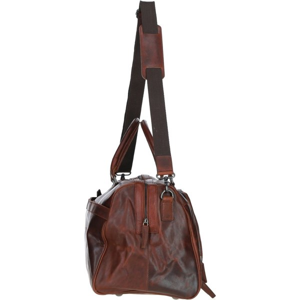 Leather Holdall with Spacious Interior: FE-25