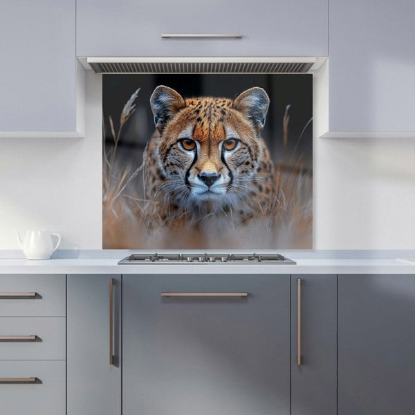 Warren Reed Cheetah Glass Kitchen Splashback - 00033