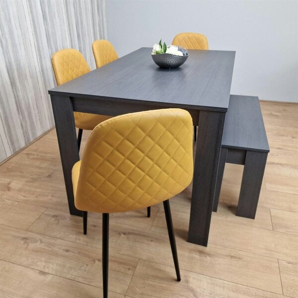 Kosy Koala Dining Table Set with 4 Chairs Dining Room, Kitchen table set of 4, and Bench