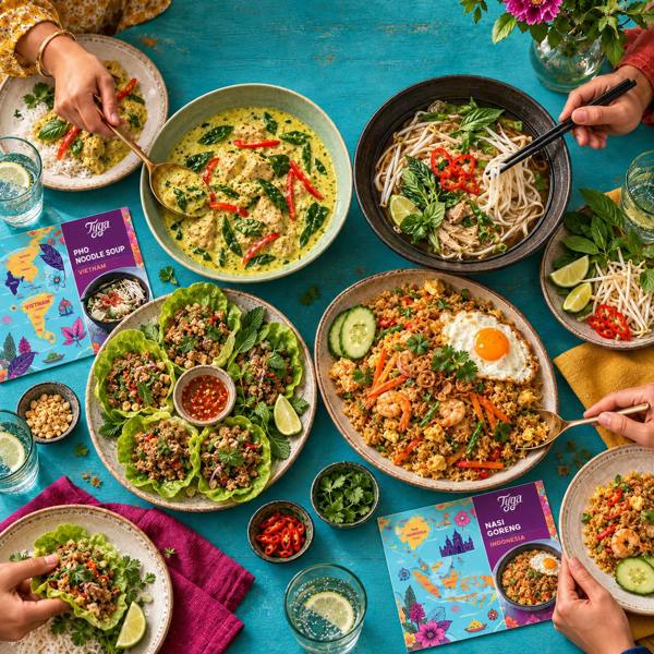 Tyga Foods South East Asia Recipe Kit Gift Set