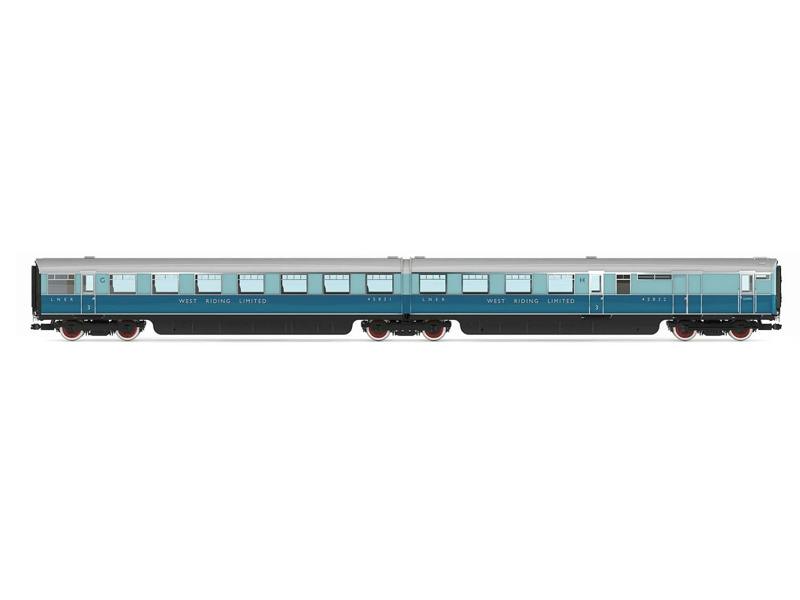 Hornby LNER West Riding Open 3rd/Brake 3rd Articulated Set (2)
