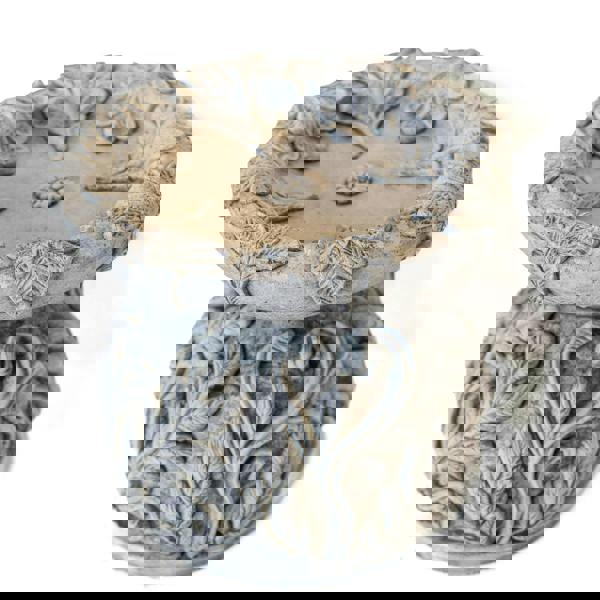 Woodland Design Stone cast Bird Bath Bird feeder