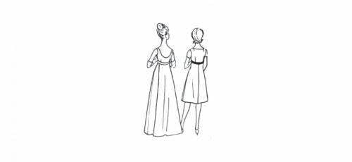 Vogue Sewing Pattern 1965, Dresses, Vintage Style for Women, B5 (8-10-12-14-16) - Intermediate