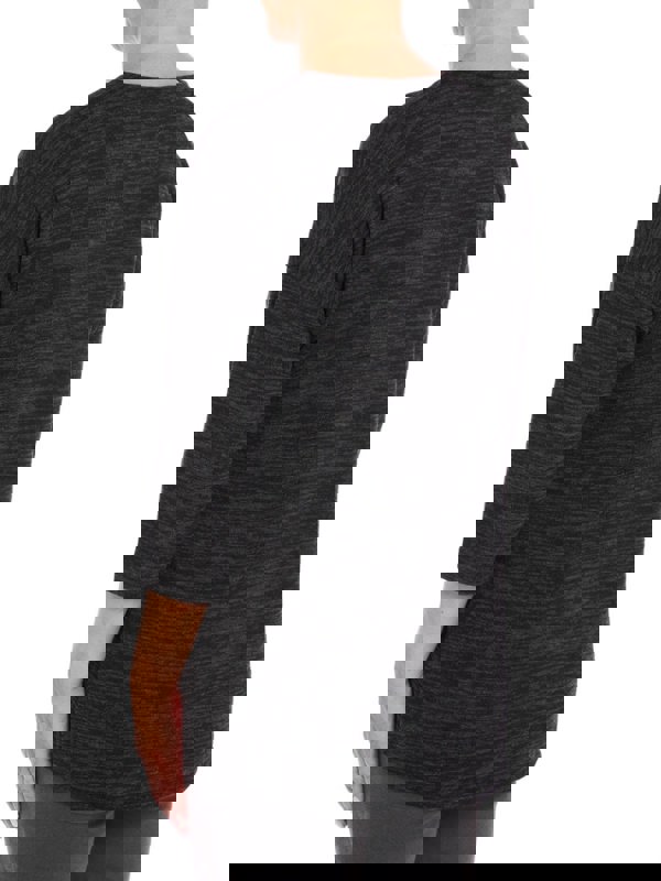 PennyPlain Cross Over Hem Tunic - Charcoal