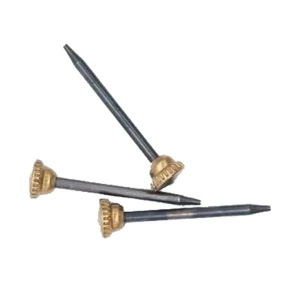 X Brass Head Picture Pins 10pk - One Colour - 