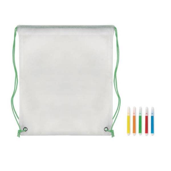 MidOcean Carrydraw Non-Woven Drawstring Bag - Lime - 