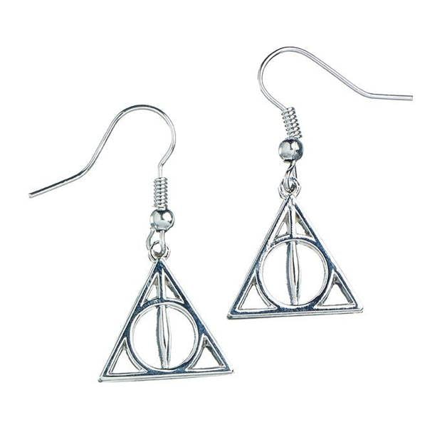 Harry Potter Deathly Hallows Drop Earrings