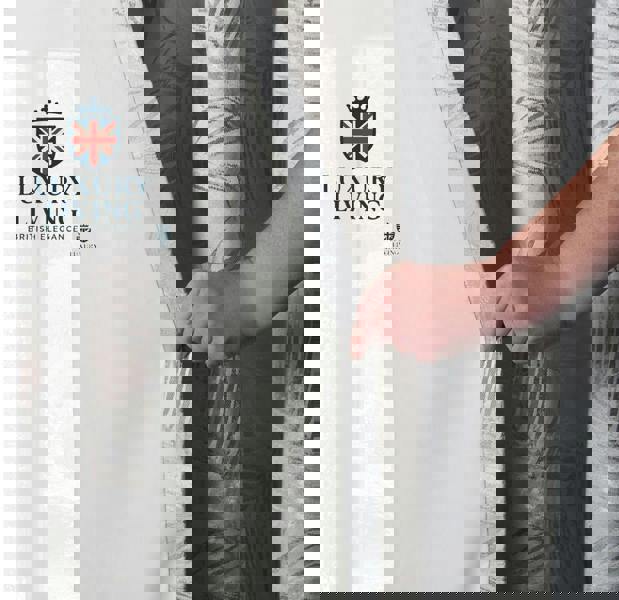 Luxury Living Luxury Fern Jacquard Ring Top Ready Made Curtains