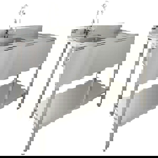 KuKoo Stainless Steel Catering Sink - Right Hand Drainer