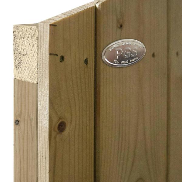 [amazon variation] dome top t&g fully framed fence panel [6ft x 1ft, 2ft, 3ft, 4ft] 3