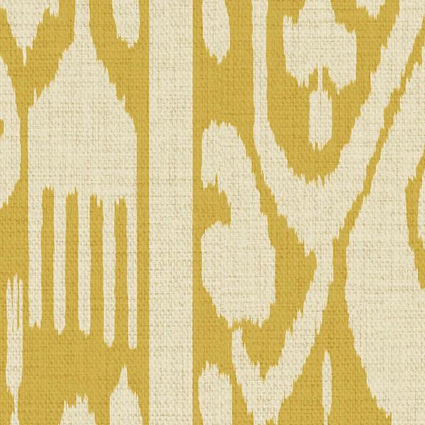 Joules Artisanal Ikat Yellow Wallpaper