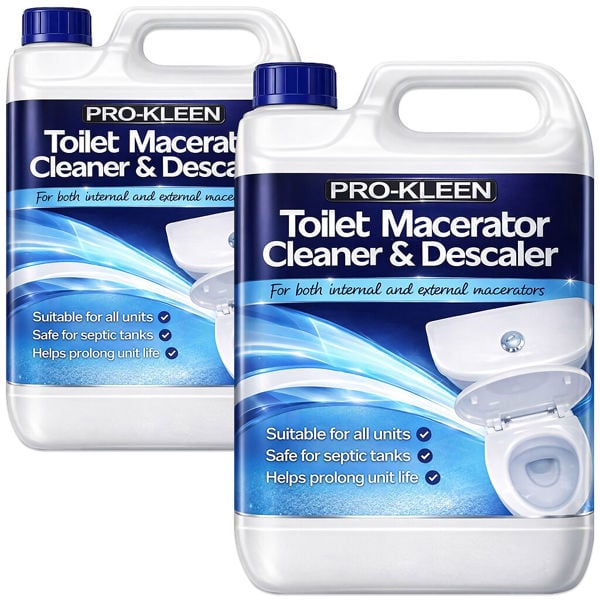 ProKleen Pro-Kleen Toilet Macerator Cleaner & Descaler 10L - Highly Concentrated, Long-Lasting Formula, Compatible With All Saniflo Pump