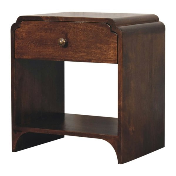 Artisan Furniture Solid Wood California Walnut Newton Bedside Table