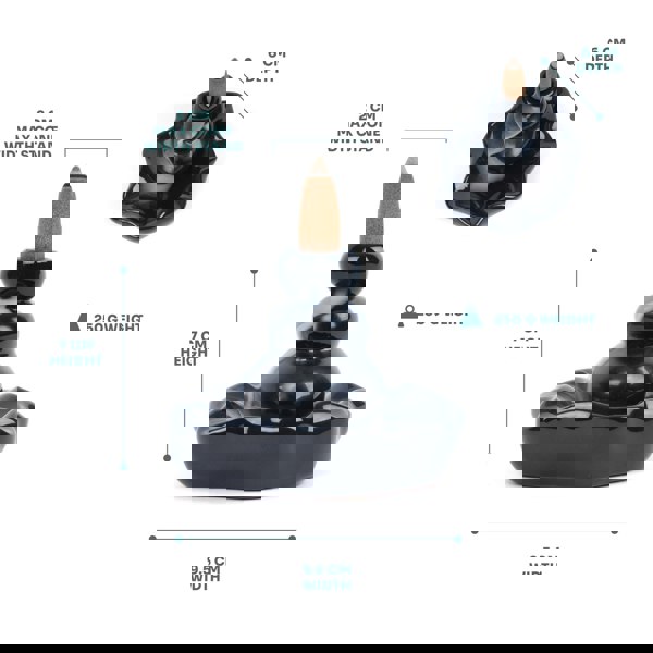 Myga Backflow Incense Burners